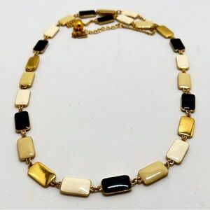 Kate Spade, Long Gold And Enamel Necklace